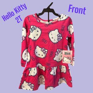 {Kid's} NWT Hello Kitty Dress~ 2T~ Hot Pink (C18)